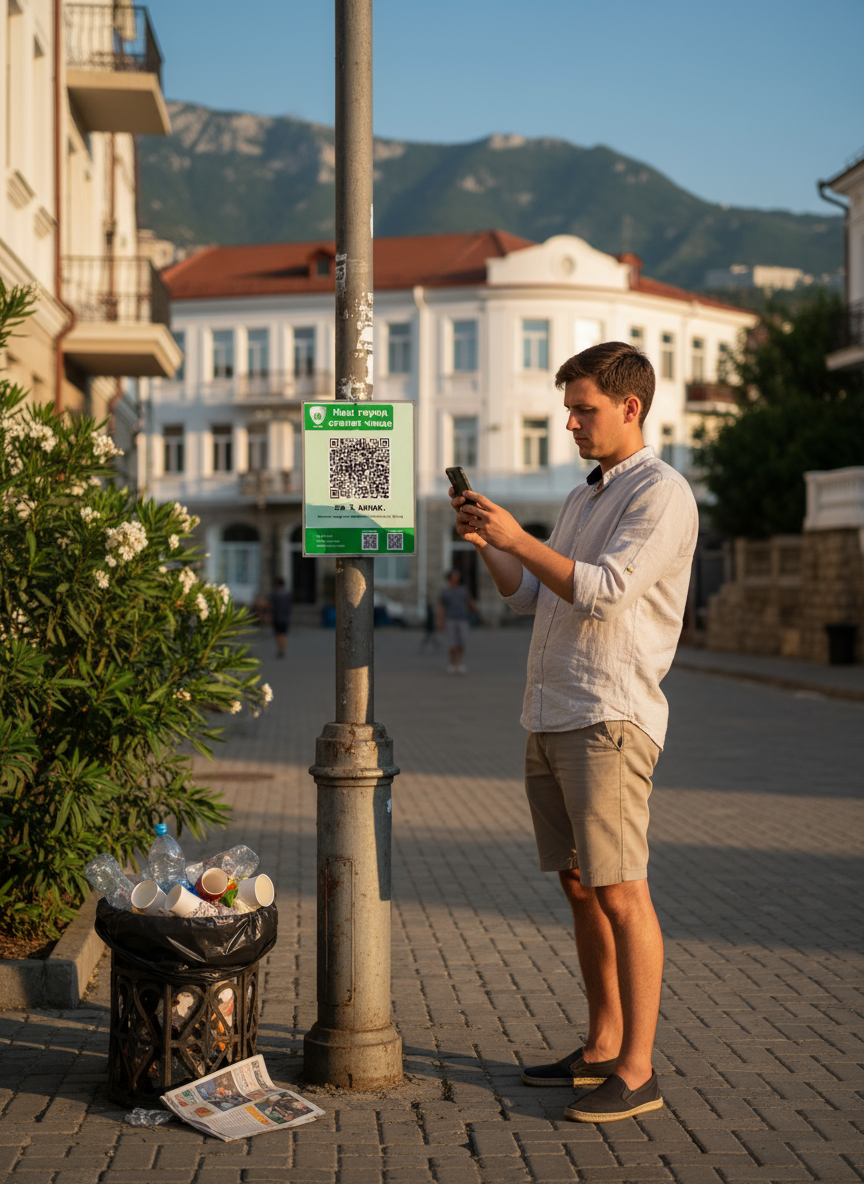 Табличка QR-код